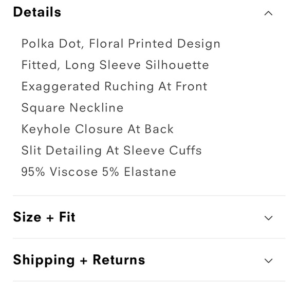 FREE PEOPLE 🆕Celia mini dress green pink floral long sleeves large - Picture 15 of 15